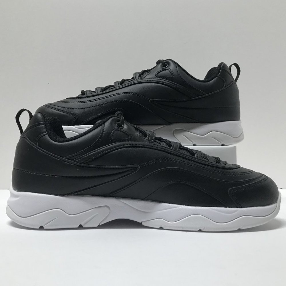 FILA Ray Sneakers in Black, FILA Red, and White - Picture 9 of 16